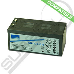 Batería 12V 3,5Ah para respirador Evita 4 (Mod. Antiguo) batería interna