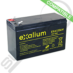 Batería 12V 9Ah para ecógrafo portátil SHIMADZU MUX - 100 H