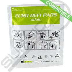 Electrodos adulto compatibles para AED10