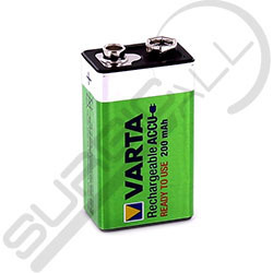 Batería Ni-Mh 9V 200mAh en blister (56722101401)