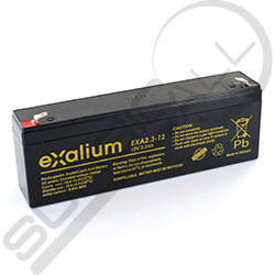 Batería de plomo 12V 2.3Ah Exalium EXA2.3-12T