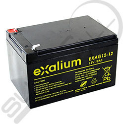 Batería de plomo 12V 12Ah Exalium EXAG12-12