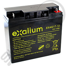 Batería de plomo 12V 17Ah Exalium EXAG17-12