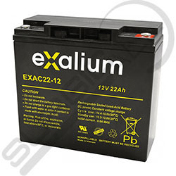 Batería de plomo 12V 22Ah Exalium EXAC22-12