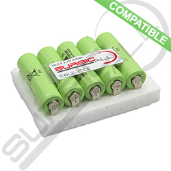 Batería 1,2V 0.6Ah para FRESENIUS Vial (MCM) Injektomat S