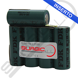 Inserto de batería 6V 2,15Ah para Casco HEINE S5Z X0499623