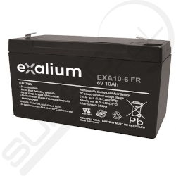 Batería de plomo 6V 10Ah FR Exalium EXA10-6FR
