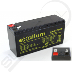 Batería de plomo 12V 6Ah Exalium F1- F2+ EXA1224W