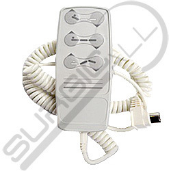 Reparación MANDO ELECTRAC 3F3 funciones, color gris, cable trenzado, conector DIN